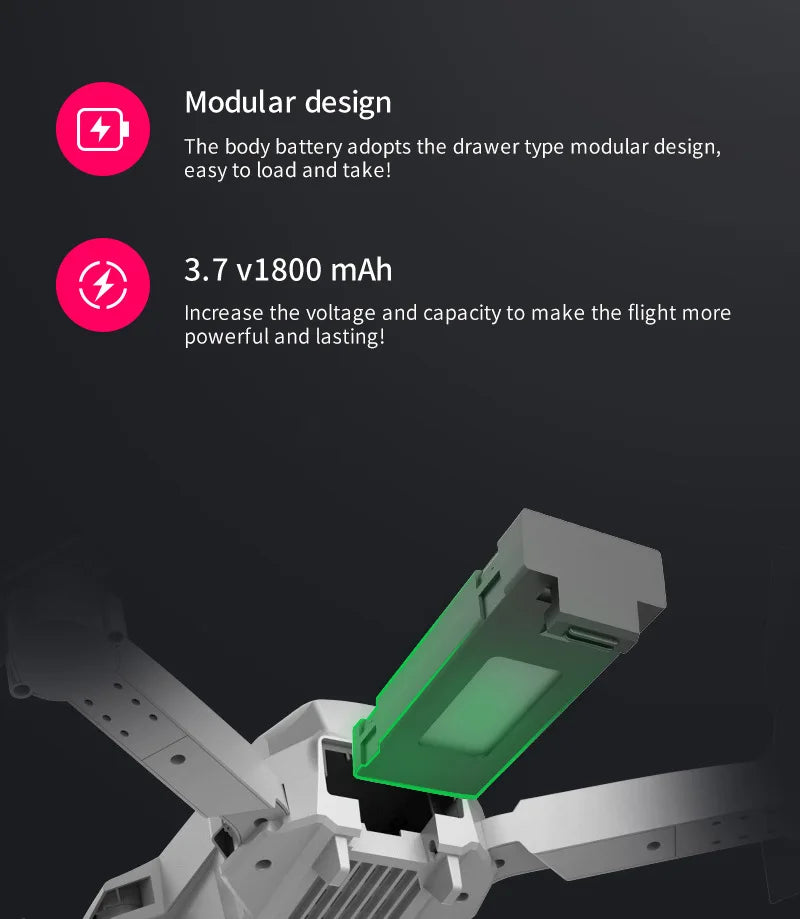 KOHR E88 Pro Drone 4K Professinal With 1080P Wide Angle HD Camera Foldable Quadcopt RC Helicopter WIFI FPV Height Hold Gift Toys