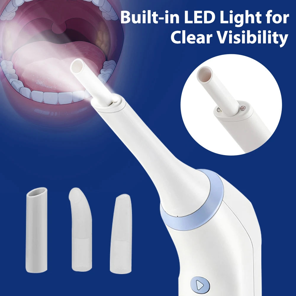 Portable Electric Tonsil Stone Remover Oral Irrigator with LED Light Oral Fresh Care for Tonsil Stones Removal Oral Care Tool