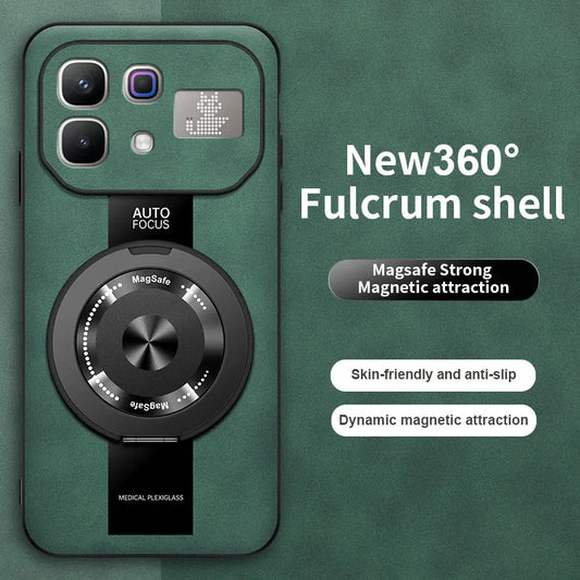 For Infinix Note 60pro Luxury Magnetic Capa de celular leather Case 360-degree rotating stand Cover Shockproof Bumper Funda