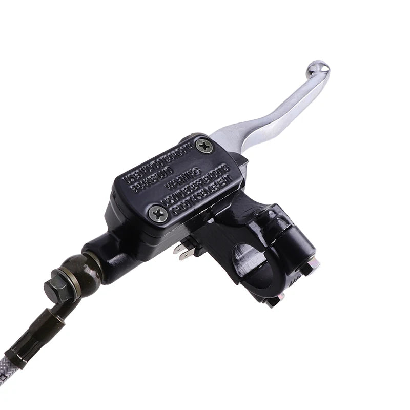 2 Stroke 47 49cc Motorcycle pocket bike Brake Front Rear Left Right Pump Master Cylinder Hydraulic Brake Hose Line Brake Caliper