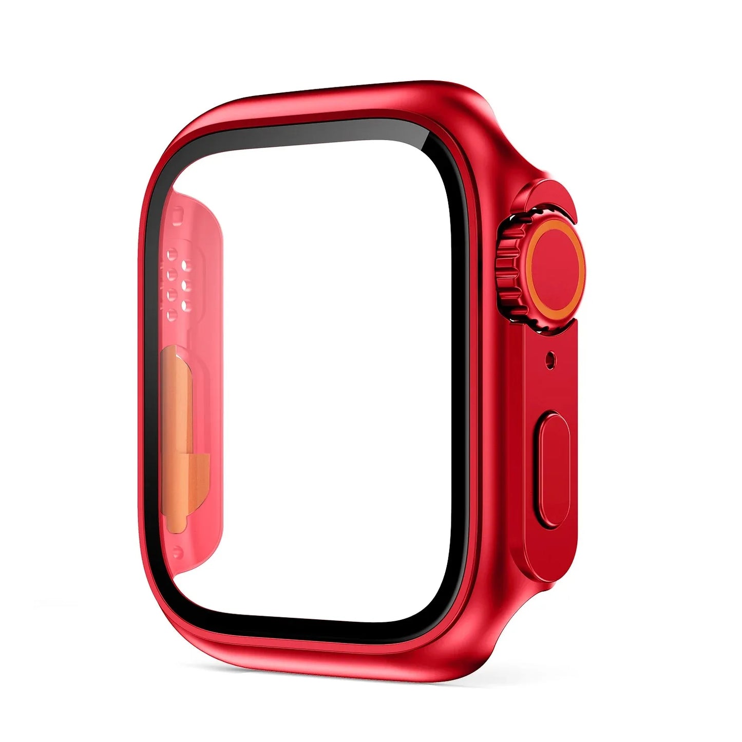 Glass+Case for Apple Watch 46mm 44mm 45mm 41mm 40mm 38mm 42mm Screen Protector Change Ultra Bumper iWatch Series 10 9 8 7 SE 6 5