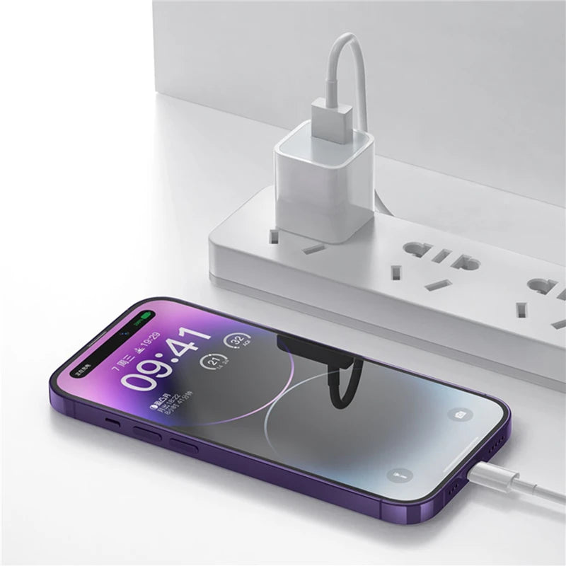 Fast Charging USB Cable for Apple iPhone X XR XS 14 8 7 6S 6 Plus 13 12 11 Pro Max SE iPad USB Data Cord Charger Cable 1m 2m 3m