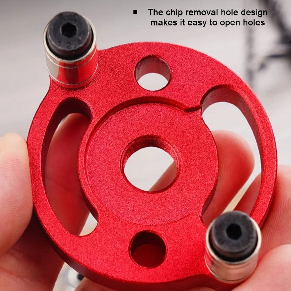 3-10mm Vertical Aluminum Alloy Woodworking Punching Machine with Self Guided Locator Fixture Kit for DIY Furniture Connection