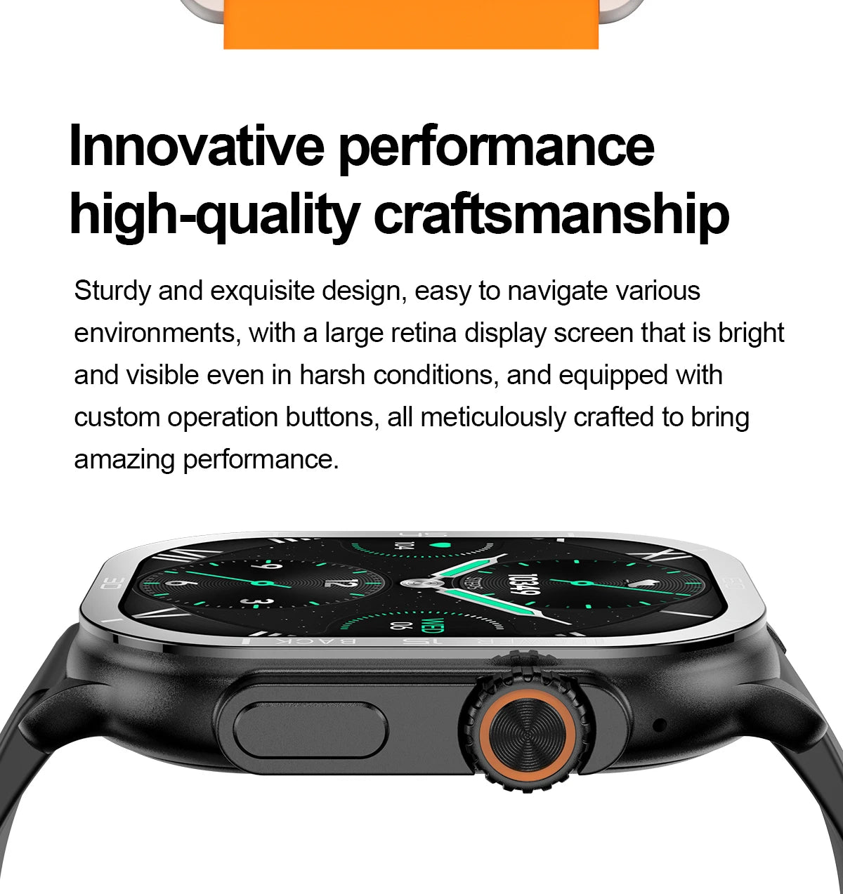 2025 New 49mm Smart Watch Men Women NFC Smartwatch BT Call Waterproof Wireless Charging AMOLED Screen Watch Ultra2 For Apple IOS