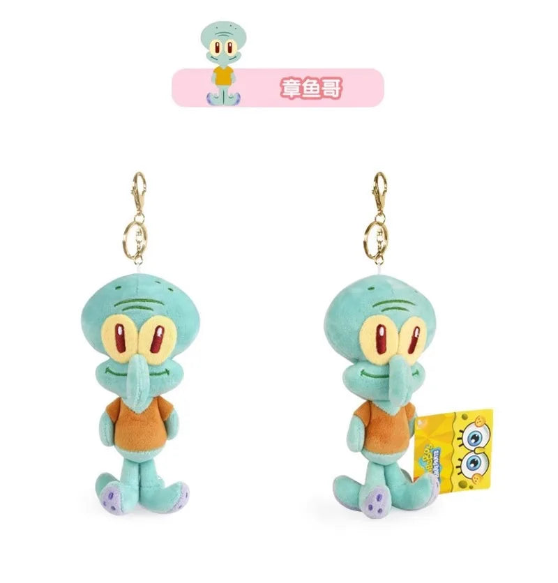 Anime Spongebob Squarepants Patrick Star Squidward Eugene H. Krabs Gary Kawaii Cartoon Stuffed Plush Toys Birthday Gift For Kids