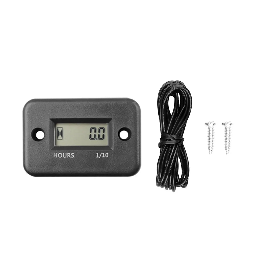 Universal Gasoline Engine Timer IP68 Motorcycle Instrument Moto ATV Boat Engine Hour Meter Working Time Gauge Induction Timer