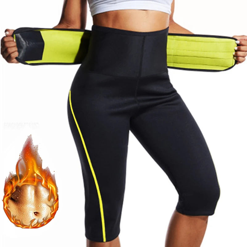 YBFDO Sweat Sauna Pants Neoprene Suit Sweating Shapers Fat Burner Corset Body Shaper Slimming Pants Waist Trainer Shapewear