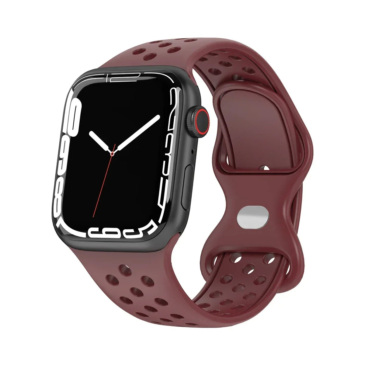 Strap For Apple Watch Band 49mm 44mm 45mm 42mm 41mm 38mm 40mm correa Silicone sports bracelet iwatch 8 SE 7 6 5 Ultra 49mm