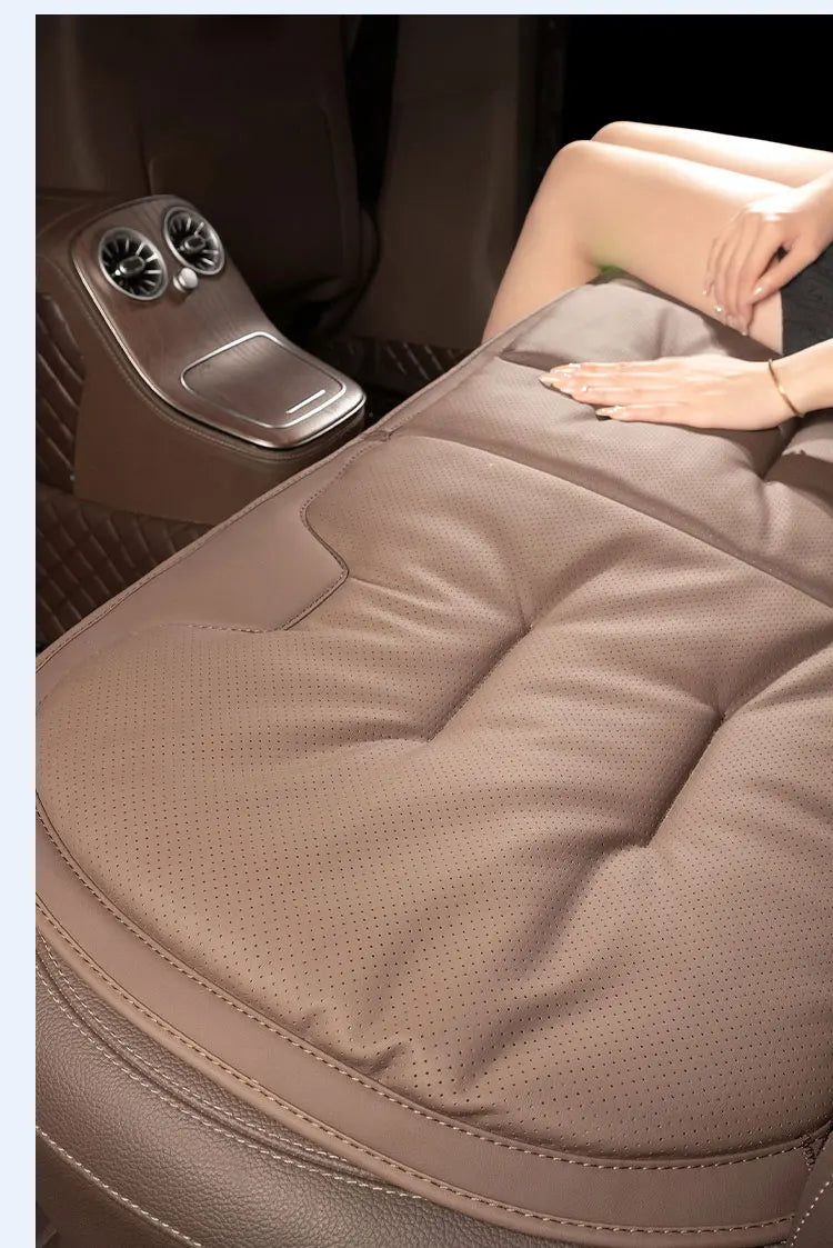 Four Seasons Universal Car Seat Cover Breathable Leather Car Seat Waist Cushion Covers Auto Interior Seats Interior Accessories
