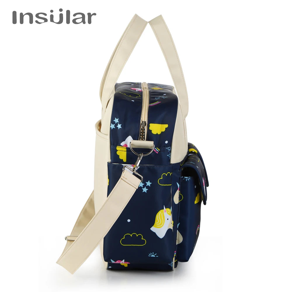 New Style Waterproof Diaper Bag Large Capacity Messenger Travel Bag Multifunctional Maternity Mother Baby Stroller Bags