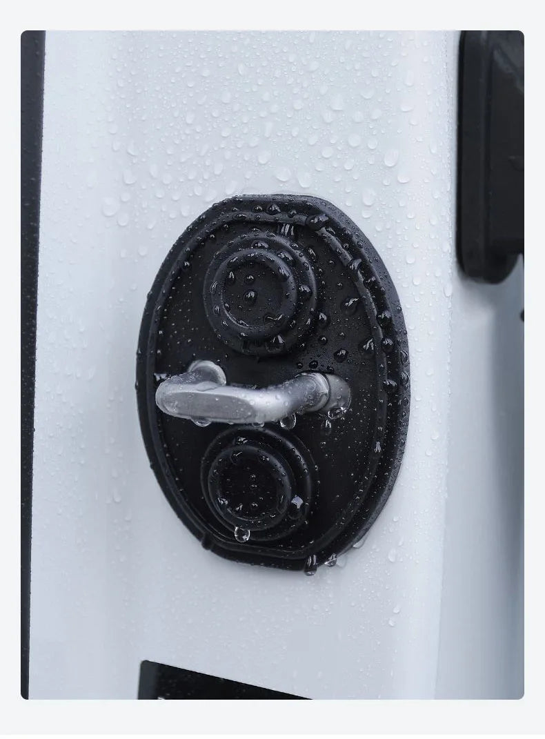 Upgrade Car Door Closing Shockproof Silicone Cushion Mute Shock Absorber Protective Covers Car Door Latch Accessories