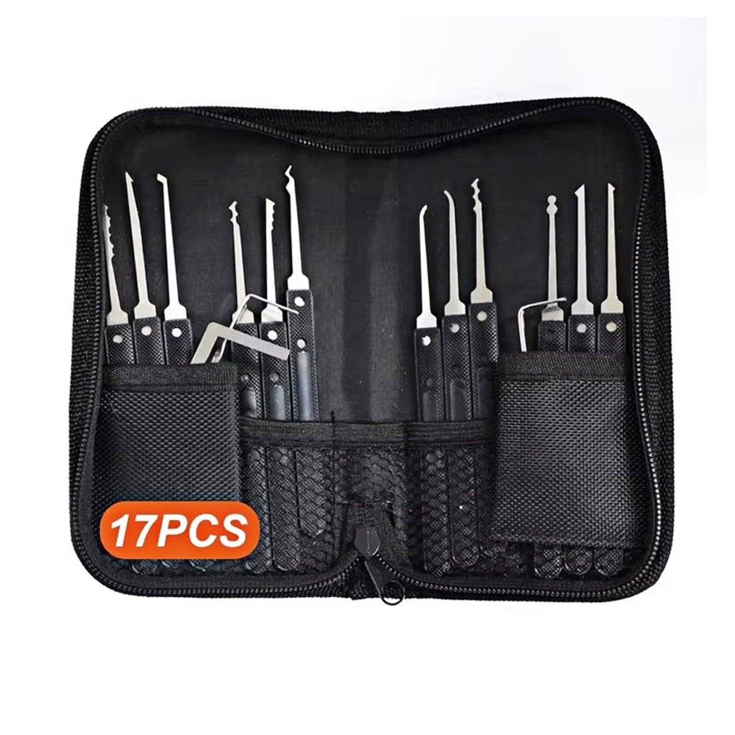 17pcs Blue/Black/Grey/Orange Handle Locksmith Tools Beginner Training Lock Kit Locksmith Lock Picking Professional Multi-Tool