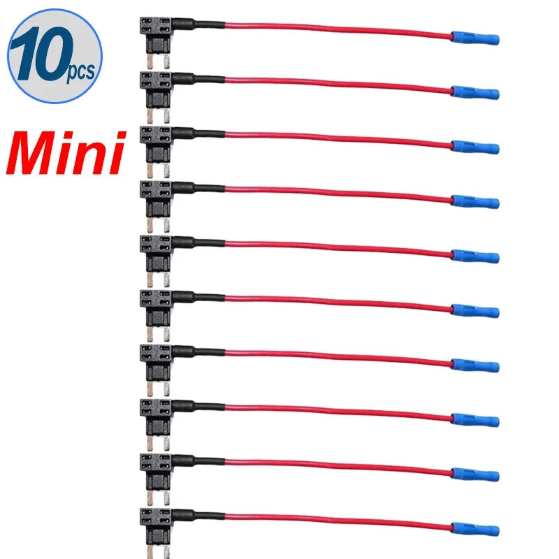 12V 24V Car Fuse Blades Holder Circuit Adapter Protector Splitter ATM APM Tap Micro Connector Truck Automobile Accessories