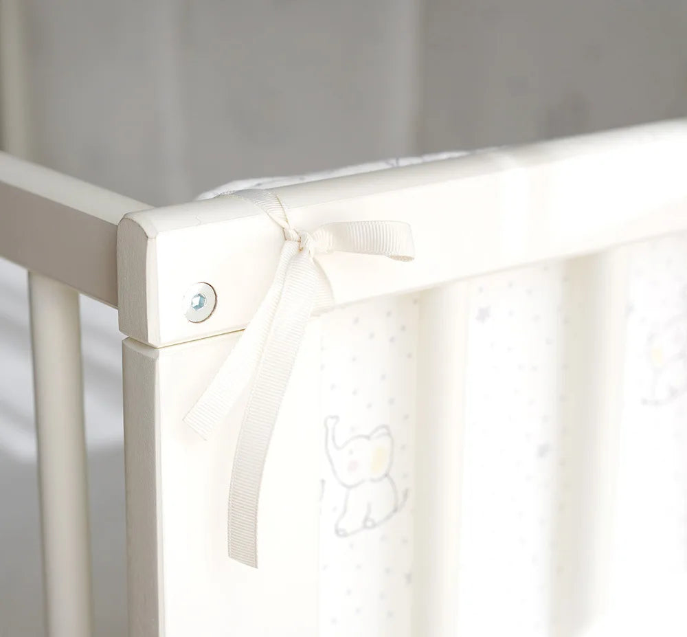 Baby Bed Bumper Newborn Bed Guardrail Anti-collision Removable Washable Baby Bed Safety Rails 6Pcs