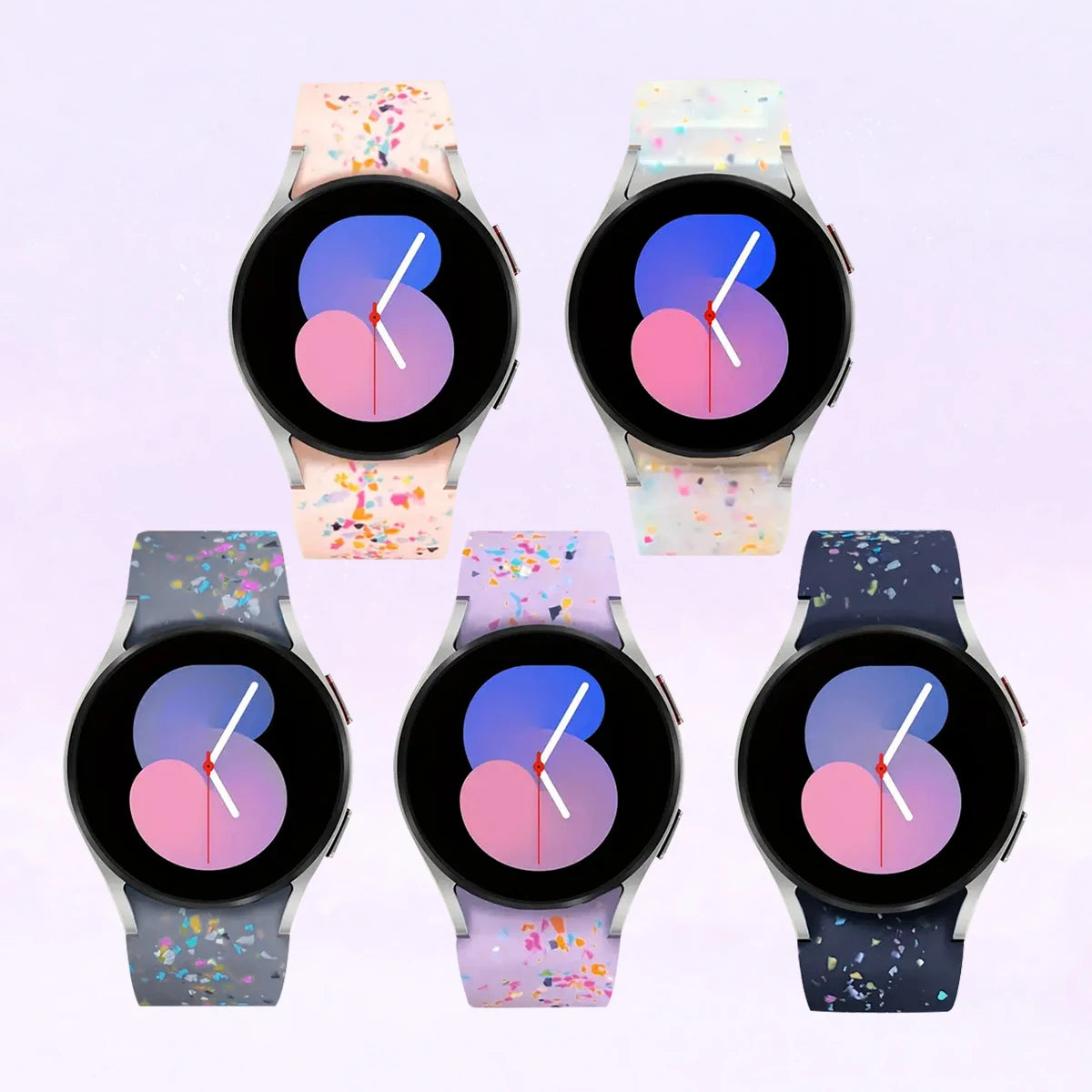 Silicone Strap For Samsung Galaxy Watch 6/6 Classic Eco-friendly Watchband for Galaxy Watch 4 5 6 7 FE