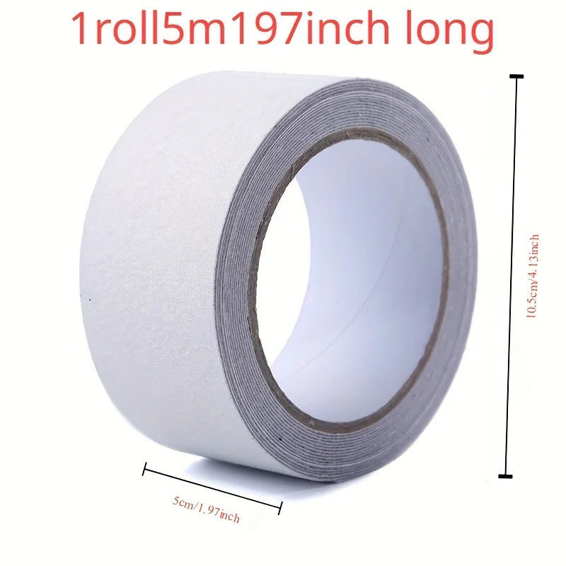 5M Transparent Anti Slip Tape Waterproof Non-Slip Traction Grip Tape to Tubs Boats Stairs Clear Soft Comfortable For Bare Feet