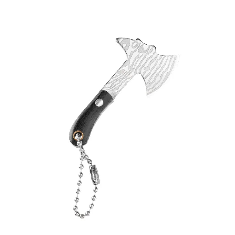 EDC Mini Axe Knife Cutting Tool Gift Keychain Pendant Portable Kitchen Knife Demolition Express Pocket Gift Collection Pendant