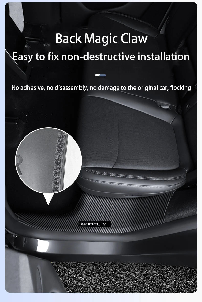 For New Tesla Model Y Juniper 2025+Front And Rear Door ABS Anti Scratch And Dirt Resistant Threshold Strips Interior Accessories