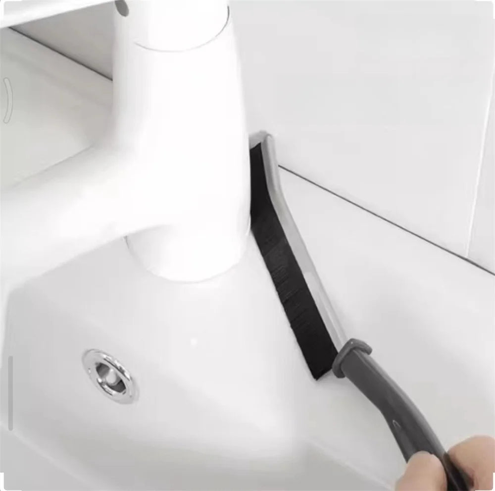 Cleaning Brush for Fine Seam Corners Groove Window Cleaning Tools Kitchen Bathroom Tiles Joints Brush Microfiber Toilet WC Brush