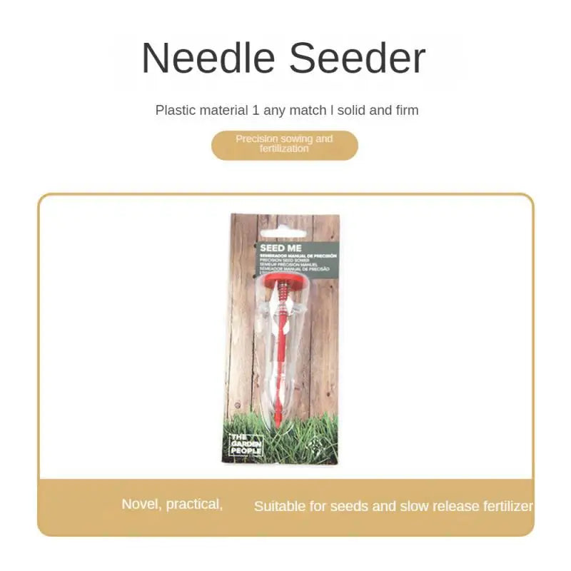 Syringe Seeder Mini Sowing Seed Dispenser Garden Seed Sower Planter Manual Seeding Flower Pot Flower Bed Gardening Tool Supplies