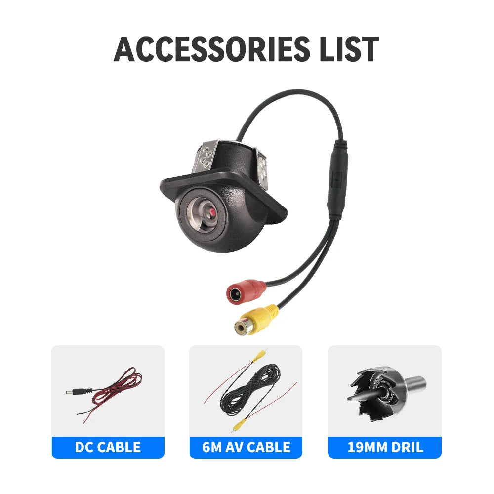 KTYDKP Universal Car Rear View Camera Waterproof Auto Parking Assistance Car Reverse Camera for Parking Monitoring