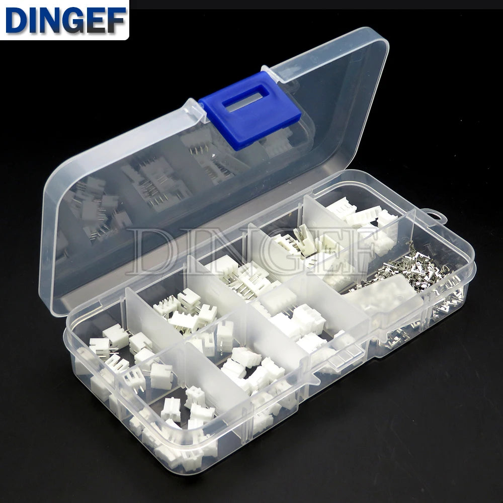 230PCS/lot PH2.0 2p 3p 4p 5 pin 2.0mm Pitch Terminal Kit Housing Pin Header JST Connector Wire Adaptor PH Kits for 3D printer