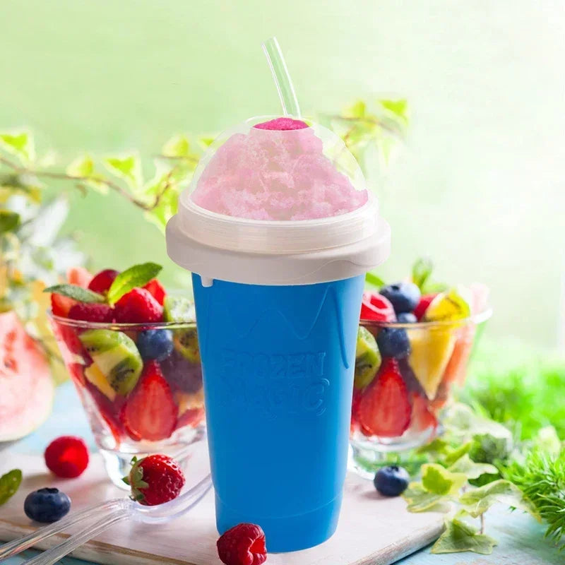 Slushy Maker Cup Slushy Cup For Homemade Smoothies Juice Ice Cream Summer Squeeze Beker Kitchen Tool