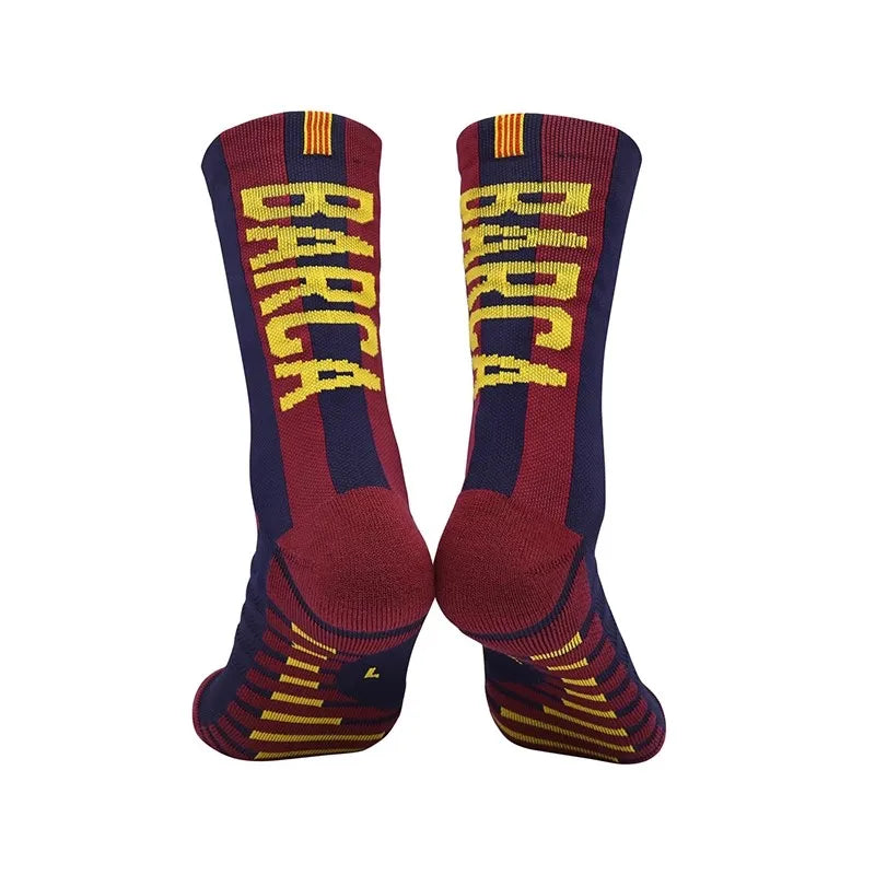 High Qality Number 30 7 Football Socks Adult Men Non-Slip Soccer Sports Outdoor Jog Running Cycling Fast-drying Breathable Sock