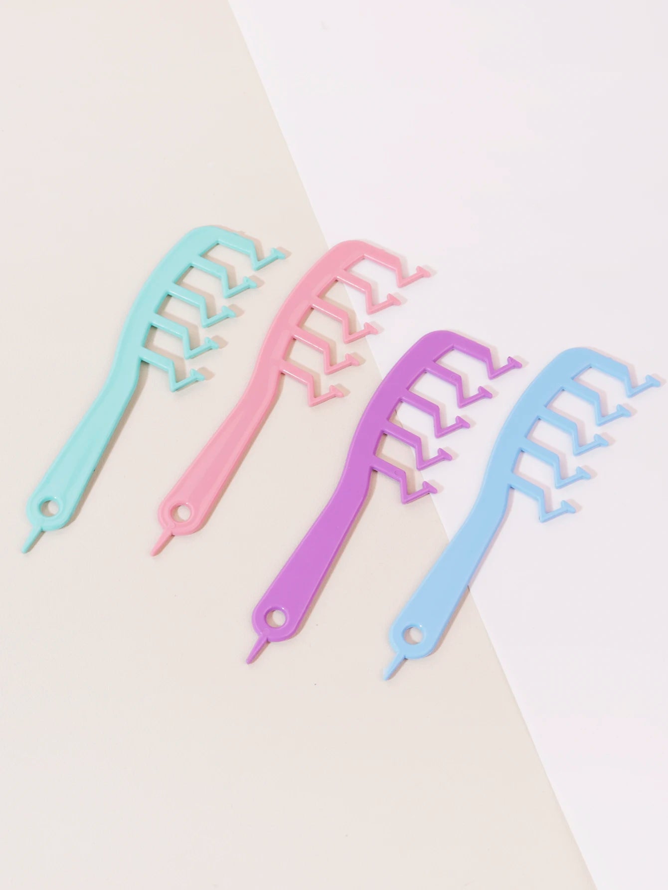 1PCS hair styling, fluffy root comb, V-shaped hair comb, curly hair line comb, hair slit covering brush hair