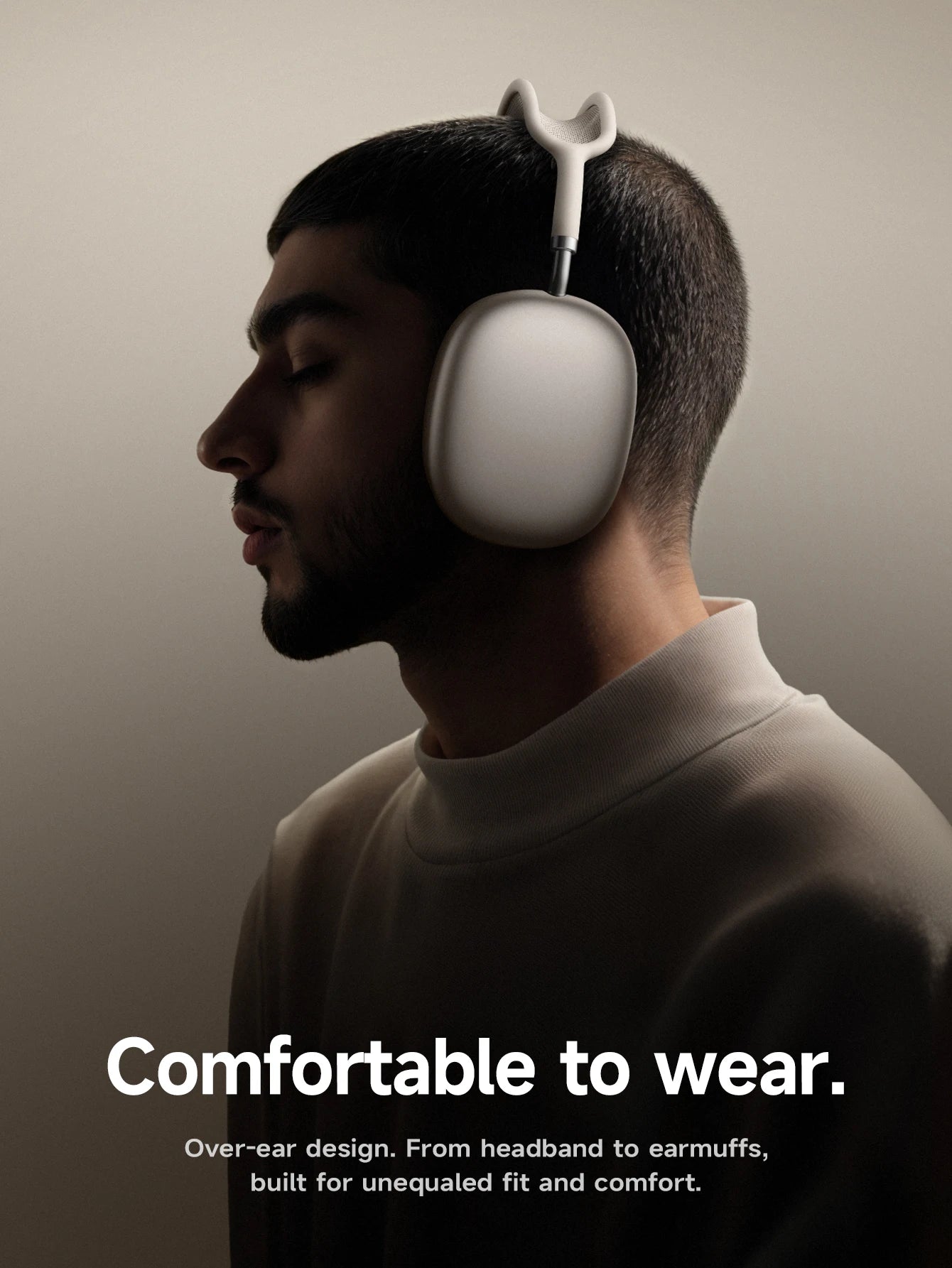 HOCO W65 Plus ANC Noise Reduction Bluetooth Headphones Over The Ear Wireless Big Earphone Hifi Sounds Sport Headsets With Button