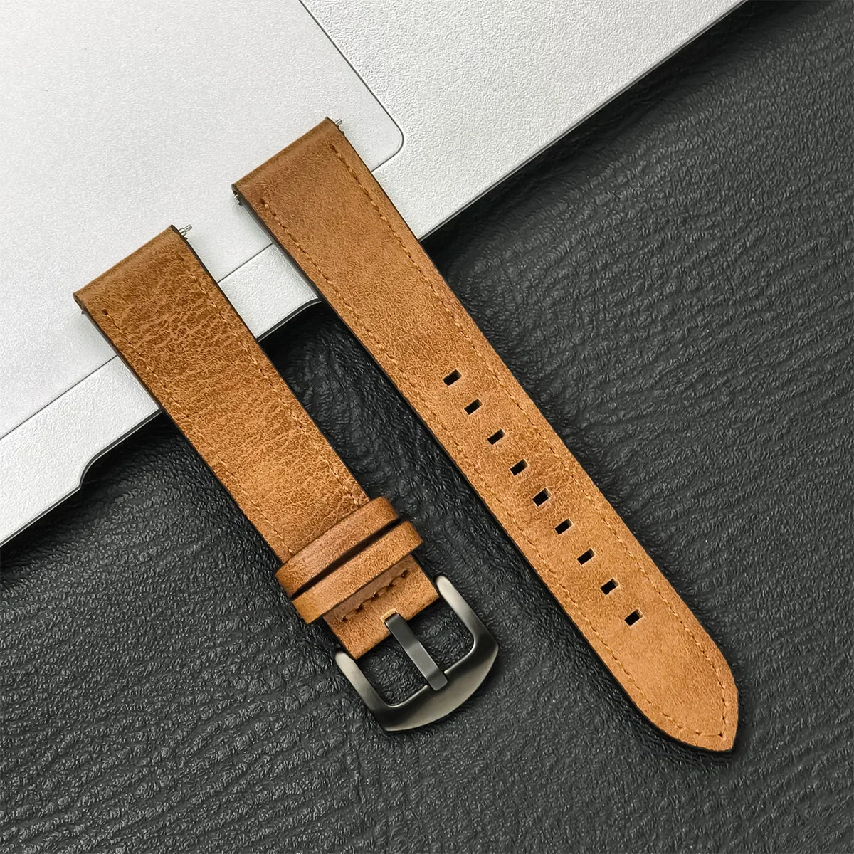 22mm 20mm Leather Strap For HUAWEI WATCH GT 4 46mm 4Pro GT3/2 Pro 42mm Soft Band For Samsung Galaxy Watch 7/6/5/4 40mm Wristband