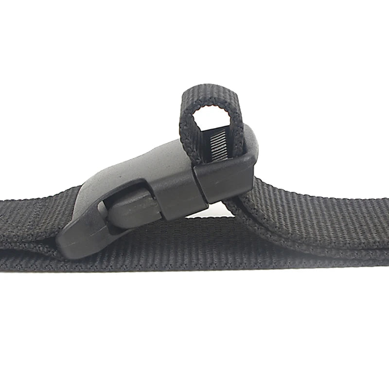 125cm 2.5 Wide Buckle Nylon Braid Men Belt Adjustable Man Outdoor Travel Waist With Plastic Buckle For Pants For Women's Outdoor