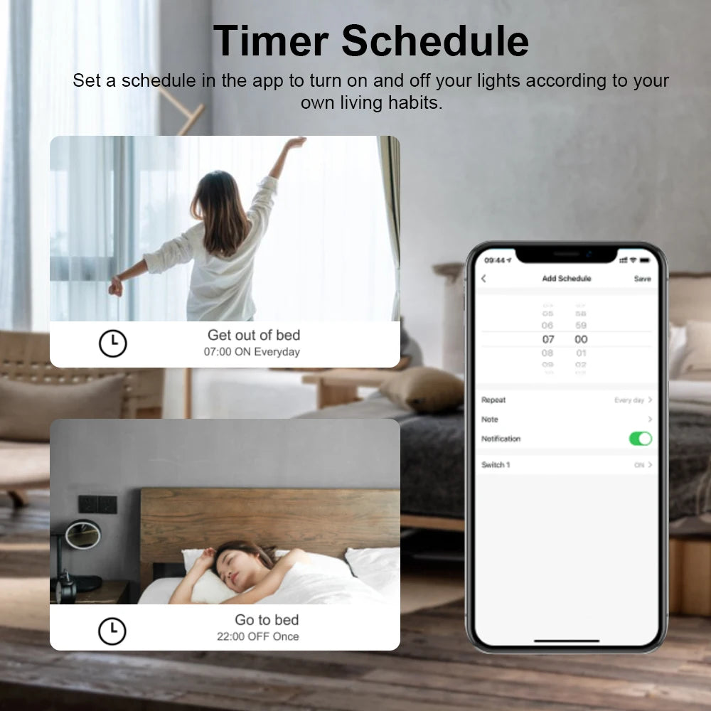 Tuya Smart 4 Channel WiFi RF Momentary Inching Relay Self-Lock Switch Module,DIY WiFi Garage Door Controller, Alexa Google Home