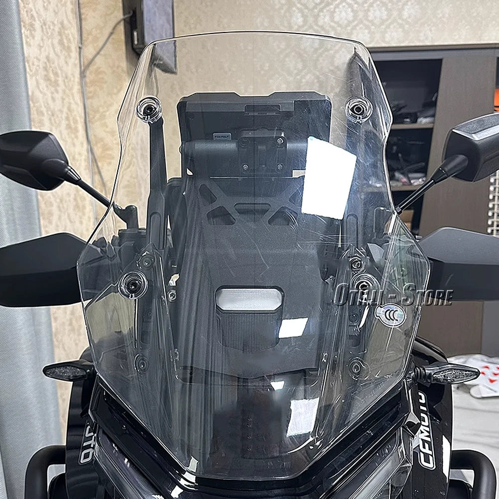 New 2023 Motorcycle For CFMOTO 800 MT 800MT 800mt Windshield Stand Holder Phone Mobile Phone GPS Navigation Plate Bracket 22mm