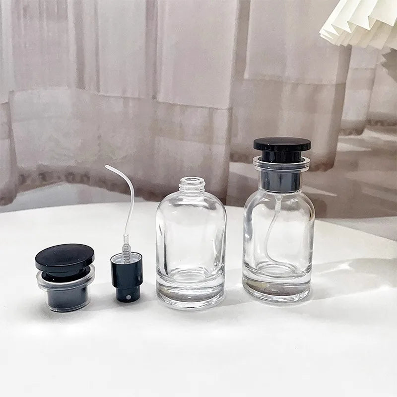 5PCS 30ml Perfume Bottle Spray High-end Glass Portable Travel High-end Perfume Bottle Empty Containers