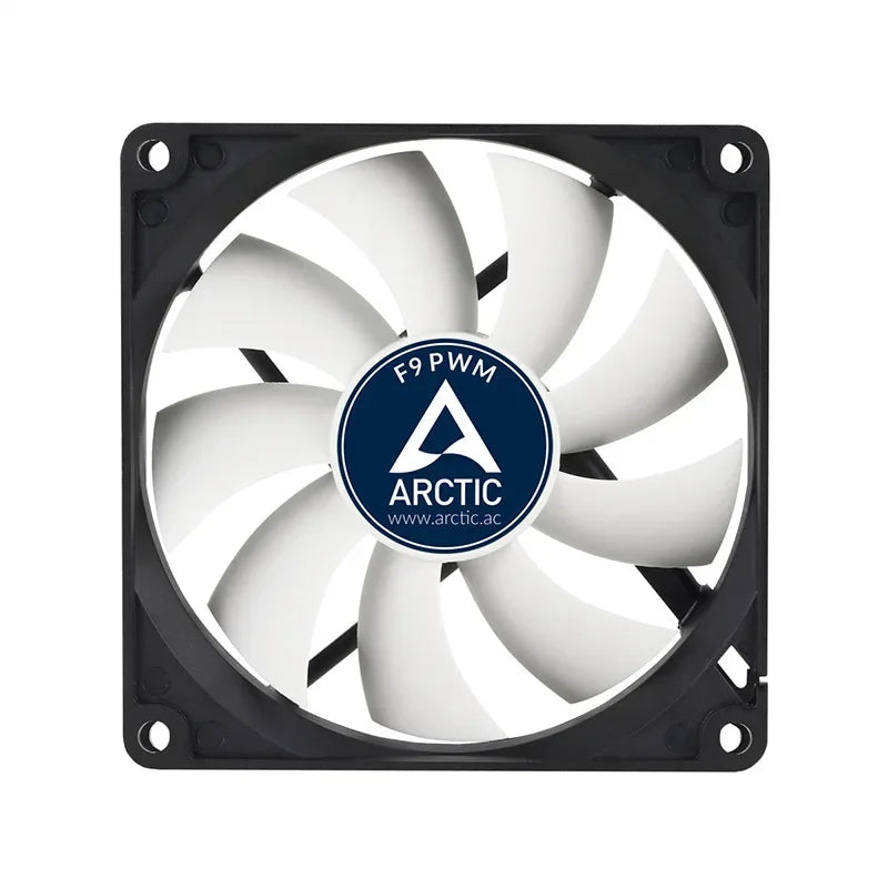 ARCTIC F9 PWM - 92 mm PWM Case Fan, PWM-Signal regulates Fan Speed, Very Quiet Motor, Computer, Fan Speed: 150-1800 RPM