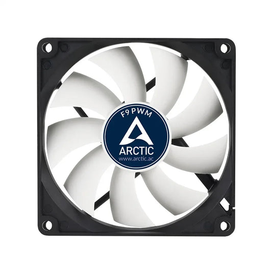 ARCTIC F9 PWM - 92 mm PWM Case Fan, PWM-Signal regulates Fan Speed, Very Quiet Motor, Computer, Fan Speed: 150-1800 RPM
