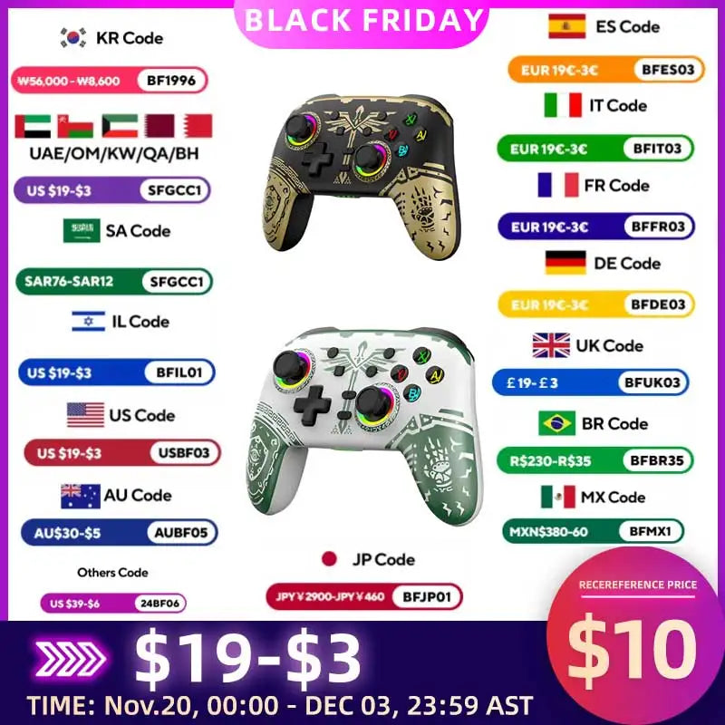 Wireless Gamepad For Pro Switch Elite BT Controller for Nintendo Switch OLED/Lite Joyestick For PC/Steam Deck With 6 Axis
