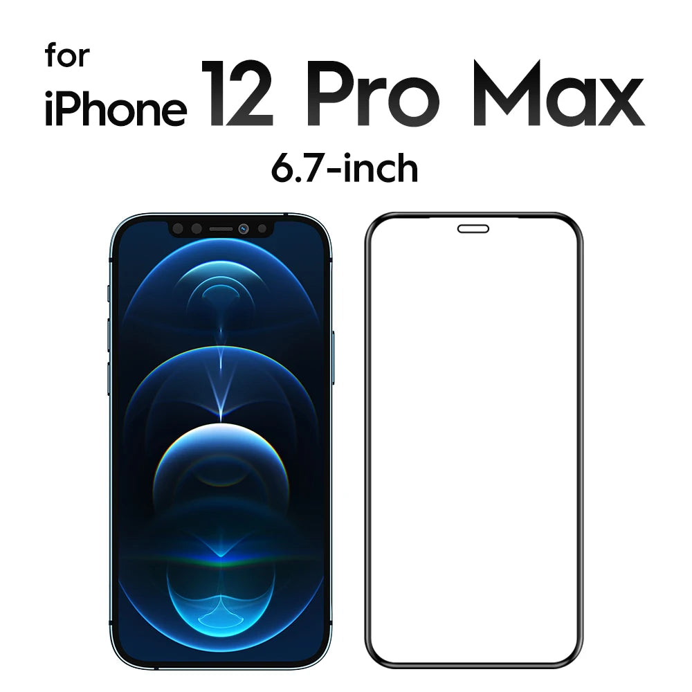 SmartDevil for iPhone 14 11 Full Cover Tempered Glass for iPhone 13 Pro Max 12 mini 7 8 X XS XR SE 3 2020 Screen Protector HD