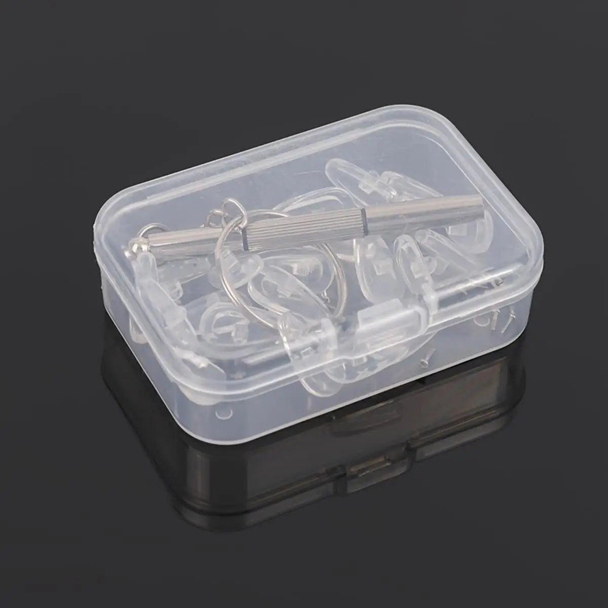 1set(4/8/10/20pcs) Nose Pads Set Soft Silicone Transparent Nose Pads With Screwdriver Glasses Replacement Repair Supplies