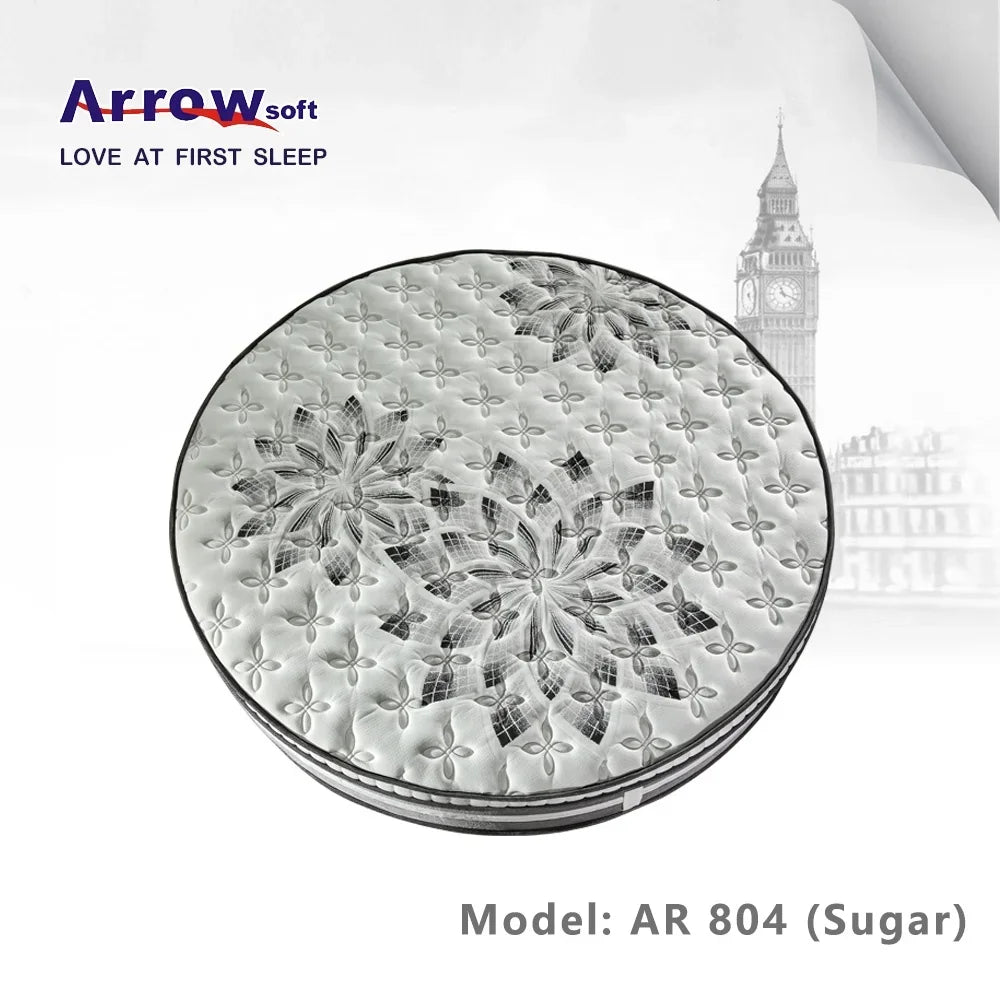ArrowSoft Round Bed Mattress King Size Round Mattress