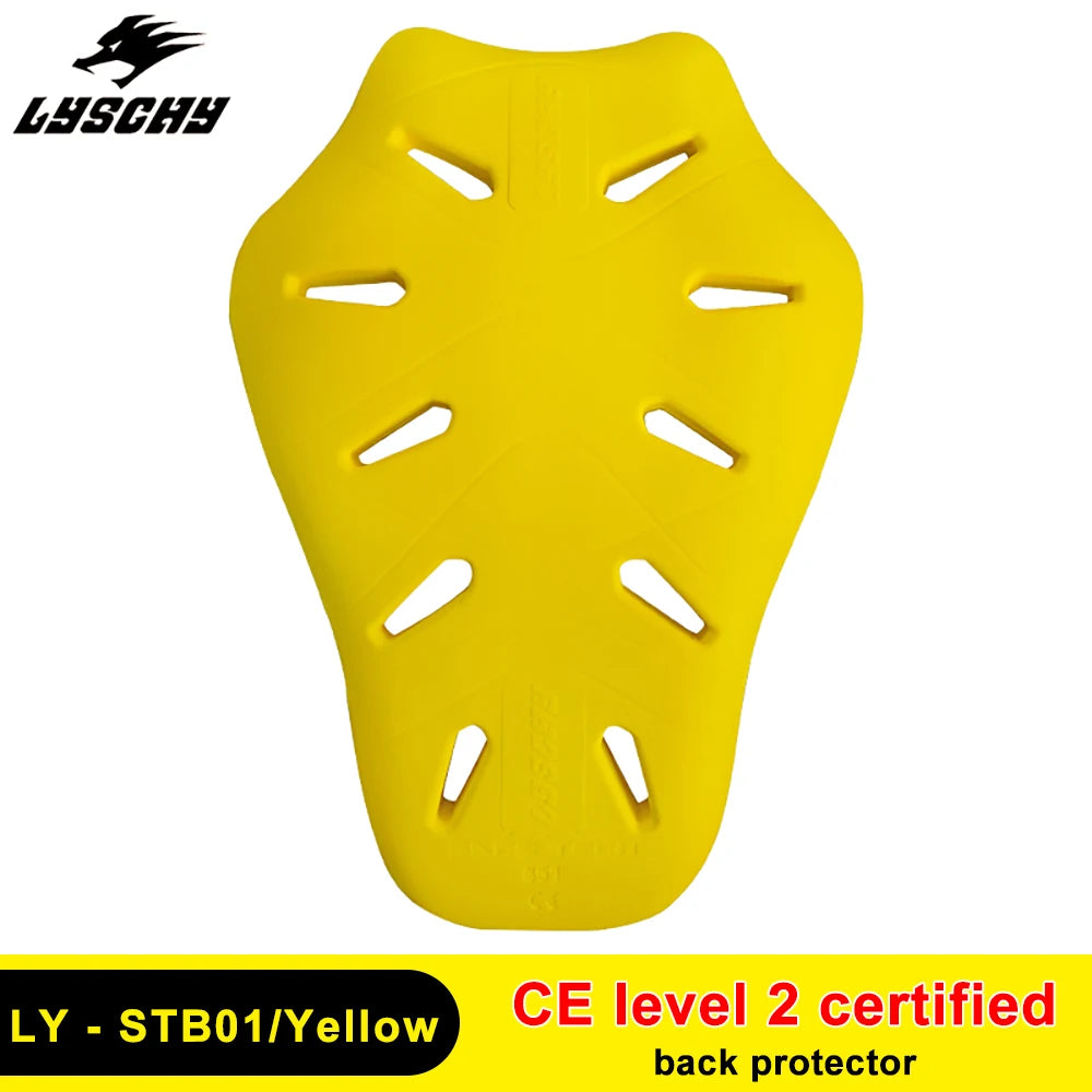 CE Level 2 Certified Motorcycle Jacket Insert Back Protector Thicken High Elasticity Rider Armor Chest Back Spine Protective Pad