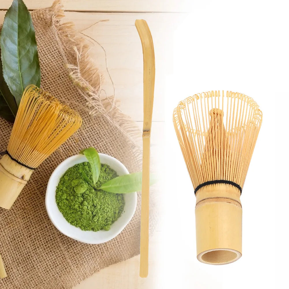 Bamboo Matcha Making Set Matcha Scoop Tea Maker Bamboo Matcha Making Set Whisk Hooked Bamboo Scoop Chashaku Matcha Tea Whisk
