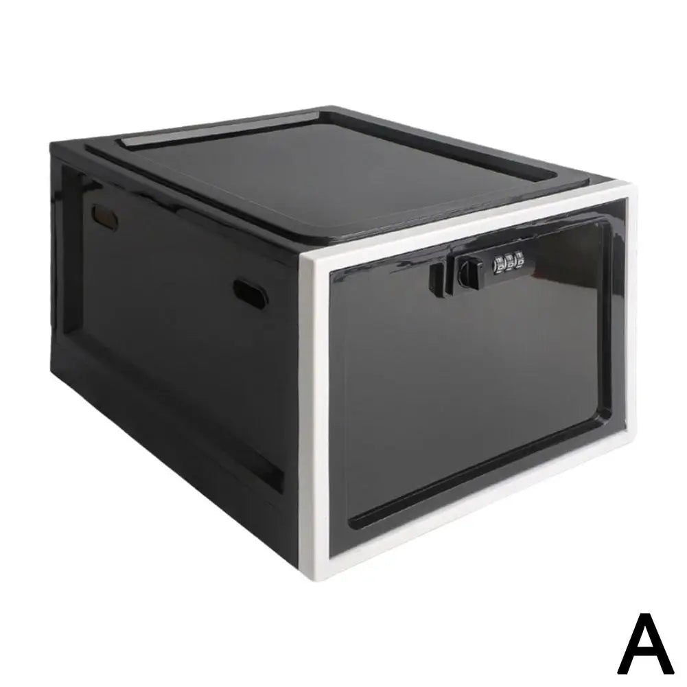 Refrigerator Food Transparent Storage Box With Combination Lock Medicine Box Compact Sanitary Mobile Phone Tablet Password Box