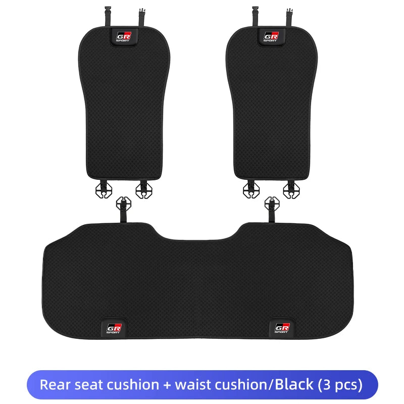Car Seat Cushion Cover Backrest Protective Pad For Toyota Crown GR Corolla YARIS L Auris C-HR Hilux Vios Rav8 Prius Izoa Reiz