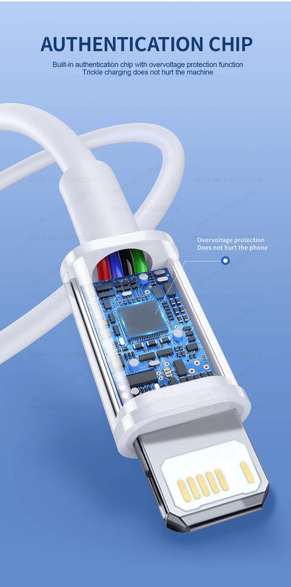 USB Cable For iPhone 14 13 12 11 Pro Max Mini 6 7 8 Plus XS X XR Phone Data Sync Fast Charging Wire Cord 0.25M 1M 2M Accessories