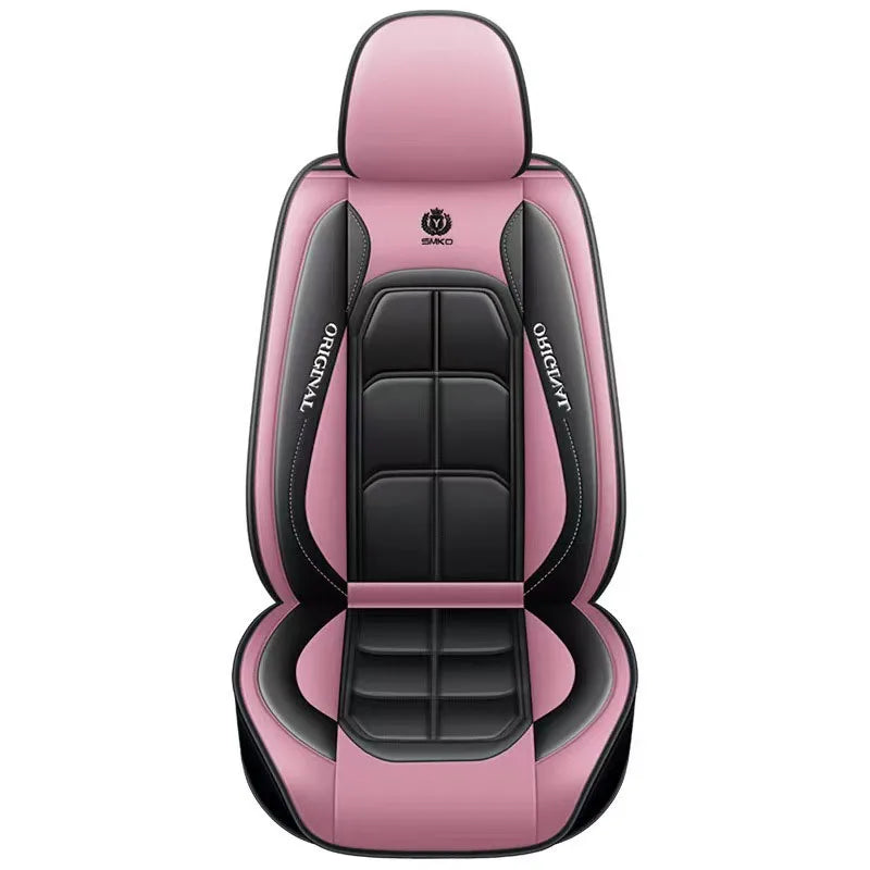 1pcs All inclusive seat cover full leather car seat cushion single seat driver and passenger seat cover all season universal pad