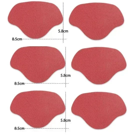 6pcs Sports Shoes Repair Stickers Suede Heel Protector Anti-Wear Repair Holes Self-adhesive Patches Insoles Pad Foot Care Insert