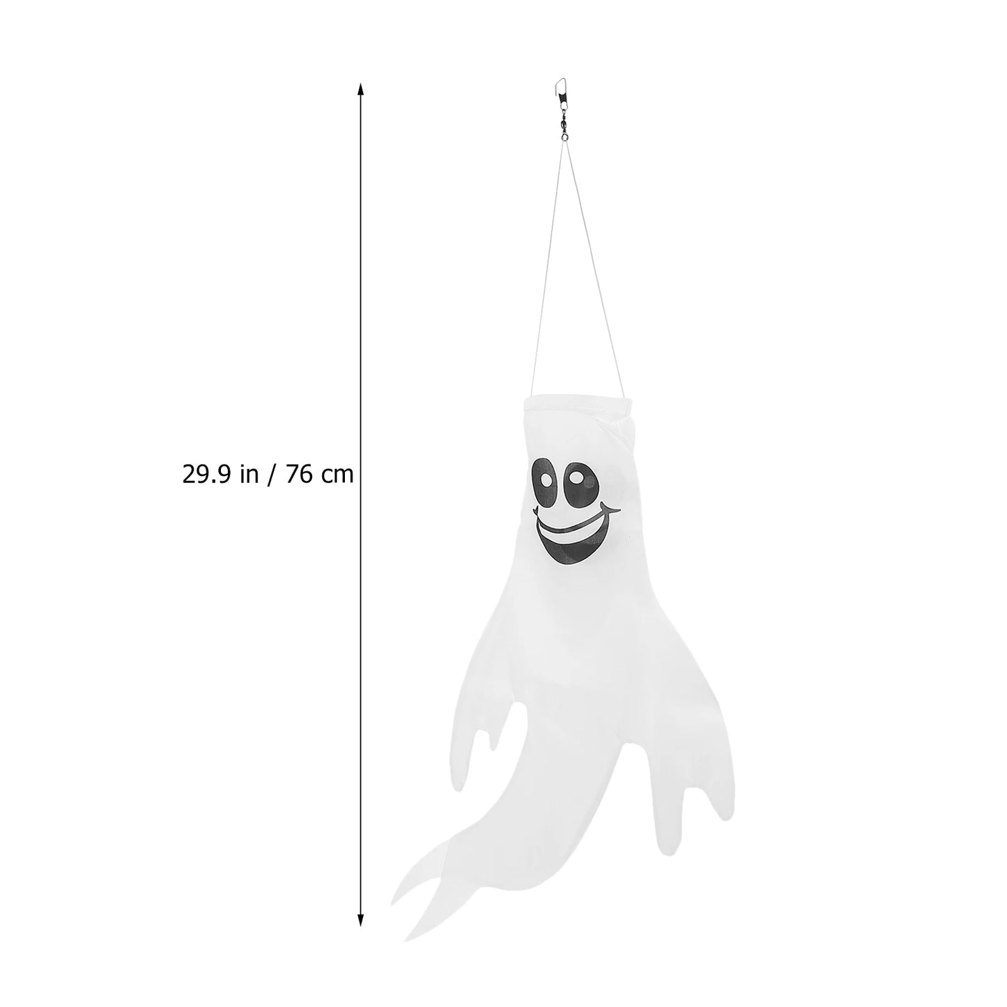 Ghost Flag Halloween Decoration Ornament Wind Direction Adornment Windsock Hanging