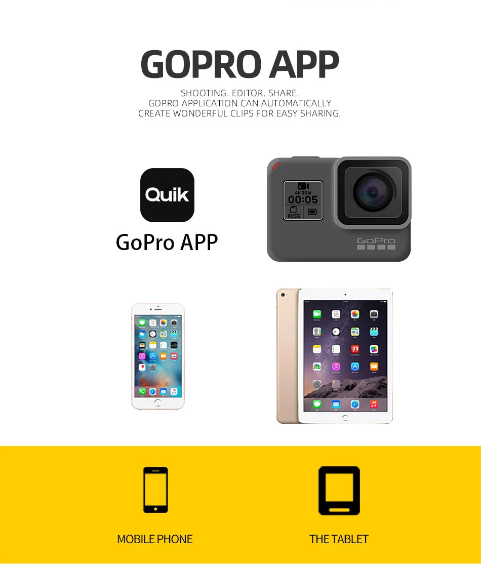 GoPro HERO5 Black Sports Camera 4k Ultra HD Video 1080P Anti Shake Cycling Helmet Go Pro Camera Optional Memory Card